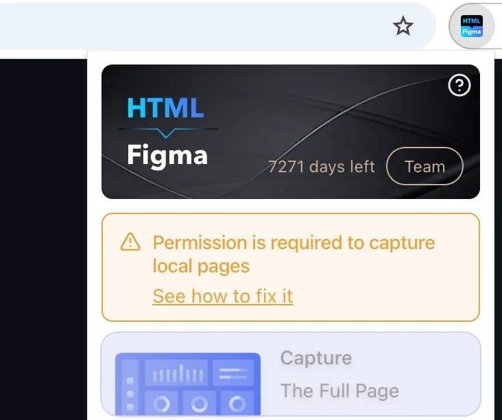 Permission is required to capture local pages